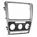 Car Stereo Radio Fascia Panel Plate Frame 2 Din for Skoda Octavia Manual A/C 2010-2013