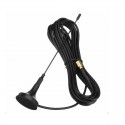 DAB Aerial Antenna for Car Radio with SMB Plug & Magnetic Mount & 4 Meter Cable