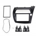 Double 2 DIN Car Radio Fascia Radio Stereo Panel Frame For Honda Civic Hatchback 2006-2011 RHD