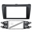 Double 2 Din Car Stereo Dash Panel Kit CD Frame Fascia Facia Trim For Mazda 3 2004-2009 BK