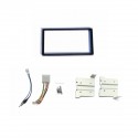 Double 2 Din Car Stereo Radio Panel Dash Frame Kit with Wiring Harness For Honda Civic 2006-2011