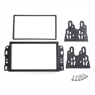 Double Din Car Radio Fascias Dash Sail Stereo Panel Trim Frame For Chevrolet