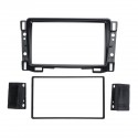 Double Din Radio Fascias Dash Sail Stereo Panel Trim Frame For Chevrolet Car