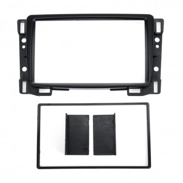 Double Din Radio Fascias Dash Sail Stereo Panel Trim Frame For Chevrolet Car