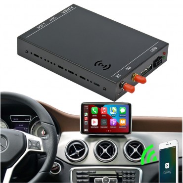 OEM Screen Upgrade Wireless CarPlay Decoder Box Android Auto Mirror Link For 2010-2014 Mercedes NTG 4.5/4.7 System