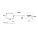 External GPS GLONASS Antenna Receiver Positioning Aerial Curved SMA Male Connector 3 Meters for Car Navigation