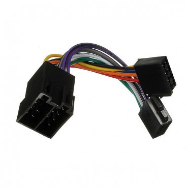 ISO Wiring Harness Connector Adaptor Stereo Radio Lead Loom For Peugeot 206 307 405 607