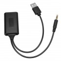 Universal 12V Car bluetooth Module Adapter AUX-IN AUX Audio Cable Wireless Radio Stereo USB 3.5MM Jack Plug