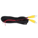 Universal 6M RCA Video Signal Cable with Detection Wire For Parking Rearview Reverse Camera Connecting To GPS Navigator Monitor