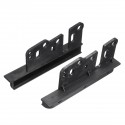 Universal Car Radio Panel Fascia Mounting Bracket Dash Mount Trim for 2 Double Din Stereo