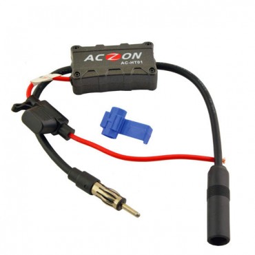 Vehicles Car Radio FM Antenna Signal Amplifier Booster