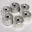 17MM Chrome Alloy Wheel Locking Nut Bolts Covers Caps for VW GOLF PASSAT POLO