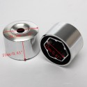 17MM Chrome Alloy Wheel Locking Nut Bolts Covers Caps for VW GOLF PASSAT POLO