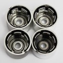 17MM Chrome Alloy Wheel Locking Nut Bolts Covers Caps for VW GOLF PASSAT POLO
