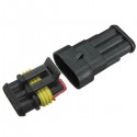 Car 3 Pin Way Sealed Waterproof Electrical Wire Connector Plug