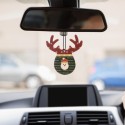 Antlers Shape Car Christmas Pendant Perfume Card Air Freshener Hanging Papers Fragrance Decoration