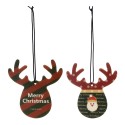 Antlers Shape Car Christmas Pendant Perfume Card Air Freshener Hanging Papers Fragrance Decoration