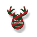 Antlers Shape Car Christmas Pendant Perfume Card Air Freshener Hanging Papers Fragrance Decoration