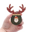 Antlers Shape Car Christmas Pendant Perfume Card Air Freshener Hanging Papers Fragrance Decoration