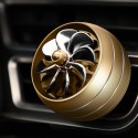 Mini Air Force 8 Car LED Air Vent Mount Perfume Clip Fan Air Freshener Fragrance Scent Decoration