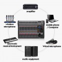 12 Channels Live Studio Audio Mixer Amplifier Professional USB Mixing Bluetooth