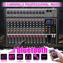 12 Channels Live Studio Audio Mixer Amplifier Professional USB Mixing Bluetooth