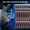 12 Channels Live Studio Audio Mixer Amplifier Professional USB Mixing Bluetooth