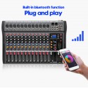 12 Channels Live Studio Audio Mixer Amplifier Professional USB Mixing Bluetooth