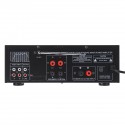 12V 2000W 4 Way Microphone Input Amplifier Audio Stereo Digital Radio USB SD AMP FM DVD Remote Control bluetooth 5.0 Car Home