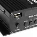 AK9 40W Mini bluetooth Car Audio Power Amplifier HIFI Digital AMP FM Radio SD Card U Disk AUX Input 12V