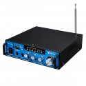 BT-138 HIFI Power Amplifier bluetooth Audio AMP with Remote Control Support FM USB SD for Home Car EU Plug