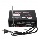 BT-298A110V 12V HIFI Bass Car Audio Stereo Power Amplifier bluetooth FM Radio 2CH 600W LED Diaplay Support FM AUX SD For Car Home
