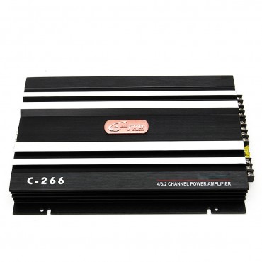 Car Audio Power Amplifier 1600 Watt 4 Channel 12V Car Amplifer