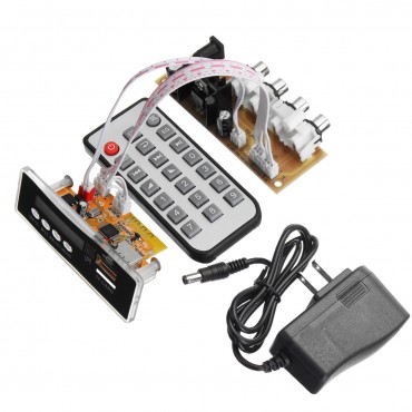 bluetooth 4.2 Car MP3 Decoder Amplifier Board Silicone Remote Control Kit