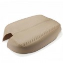 Black Beige Console Real Leather Car Arm Rest Cover for Honda Accord