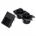 Front Center Console Drink Cup Holder Box Carbon Fiber For BMW 3 Series E46 1999-2006