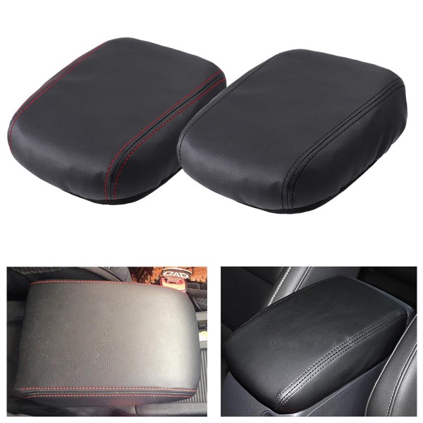 PU Leather Car Center Armrest Console Lid Box Cover For Volkswagen Golf 7 13-17