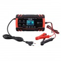 12/24V 8A/4A Multi-function Touch Screen Pulse Repair LCD Battery Charger For Car Motorcycle Lead Acid Battery Agm Gel Wet For Car/Motorcycle/Truck
