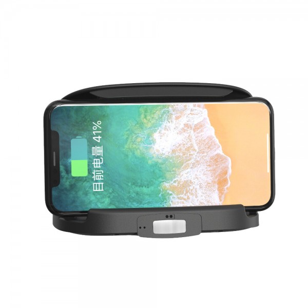 10W Smart Wireless Car Charger Stable Mobile Phone Holder Infrared Touch Sensor Fast Charging with Automatic Temperature Detection