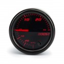 12V 2inch 52mm Turbo Boost Gauge Vacuum Press Meter 0-30PSI 7 Color LED Black Len