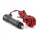 12V/24V Auto Motorcycle Cigarette Lighter Power Plug Adapter 1.5m