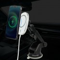 15W Car Phone Holder Wireless Fast Magnetic Mount Intelligent For Air Vent Mount Fast Magnetic Car Charger