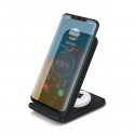 2 In 1 25W Qi Wireless Charger Dock Stand Fast Wireless Charging Pad Phone Holder