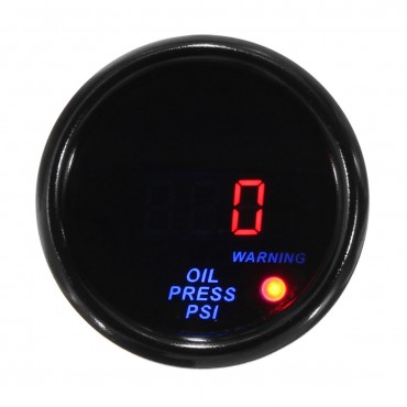 2 Inch 52mm 0-140 PSI Oil Pressure Gauge Digital LED Display