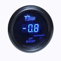 2 Inch 52mm Black Cover Car Universal Digital Blue LED PSI Turbo Boost Gauge Meter