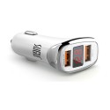 3.1A Digital Display Car Charger Dual USB Intelligent Voltage Current