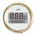 4 Types Auto Gauge Digital GPS Speedometer 52mm Speed Odometer Speed Chart