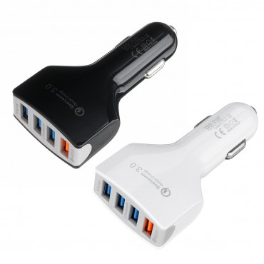 4 port QC 3.0+3.5A Quick Charge Car Charger for IOS and Android