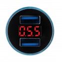 5V 3.1A LED Dual USB Car Charger 2 Port Adapter C igarette Socket L ighter For Cell Phone