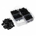 630Pcs /Set 16 Kinds With Spanner Plastic Car Body Push Pin Rivets Bumper Repair Kits Fastener Expansion Rivet Clips